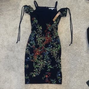 Rachel Roy Rosetta midi floral dress nwt